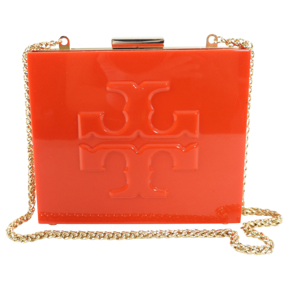 Tory Burch Laken Red Resin Hard Shell Evening Clutch Bag – I MISS YOU  VINTAGE