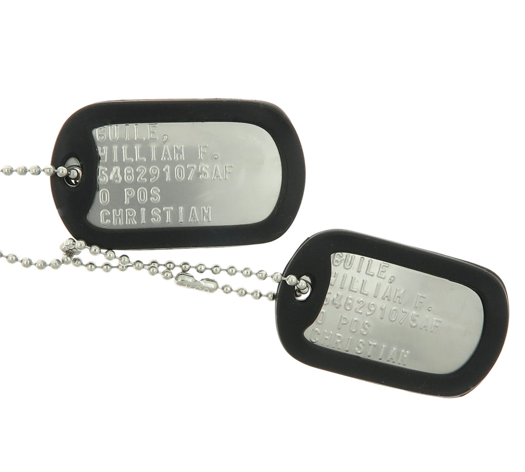 stainless steel military dog tags