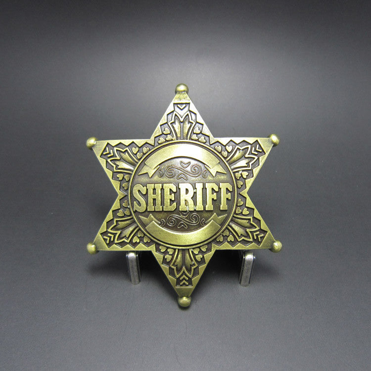 sheriff belt buckle
