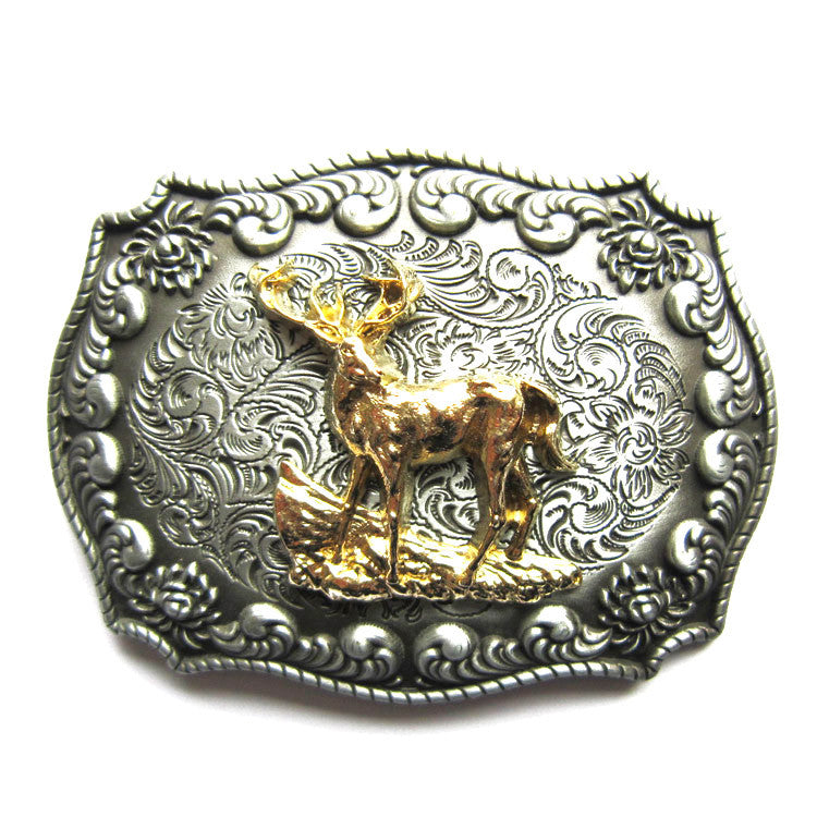 deer belt buckle