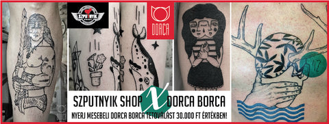 dorcaborca, szputnyik7, tattoo