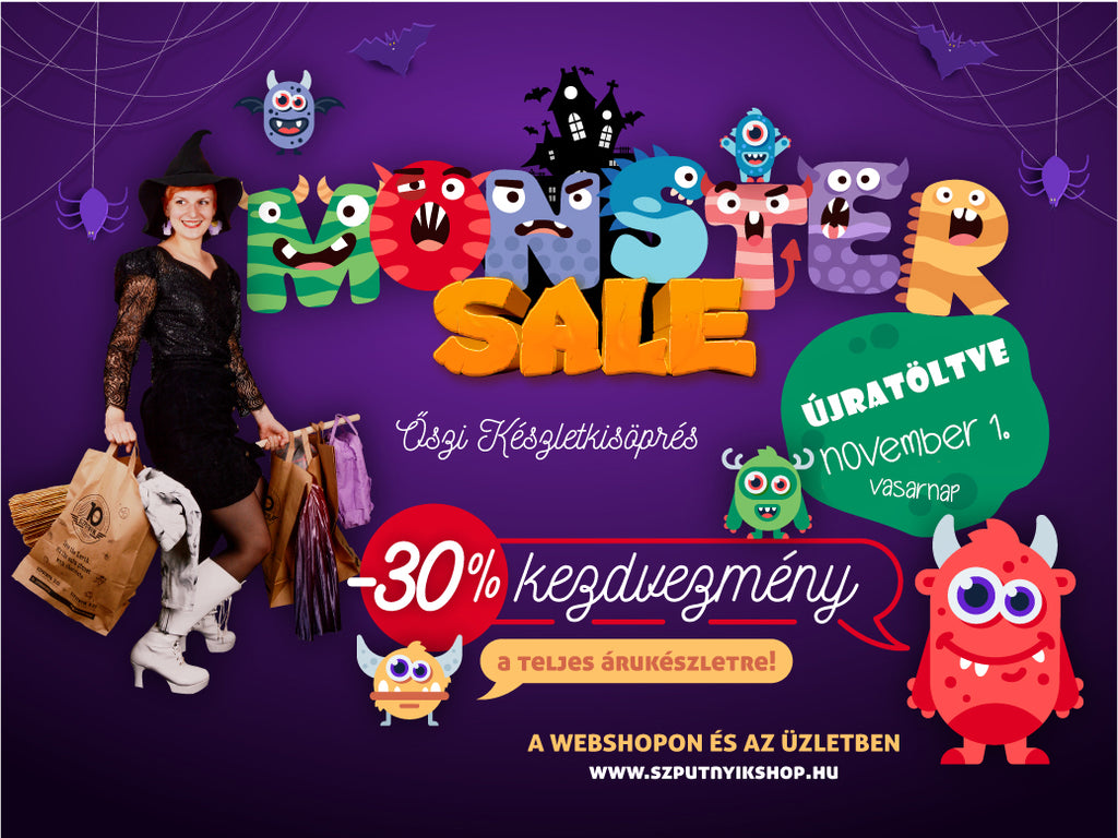 Monster Sale - ÚJRATÖLTVE | -30% csak 1 napig!