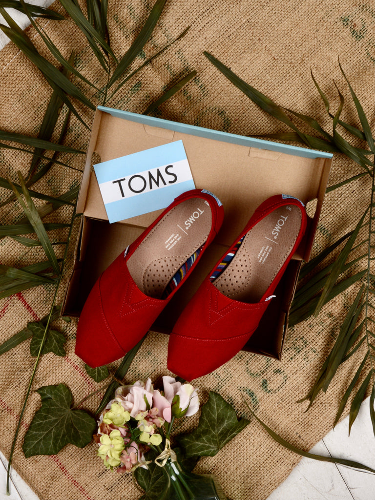 TOMS Classic - Red Alpargata