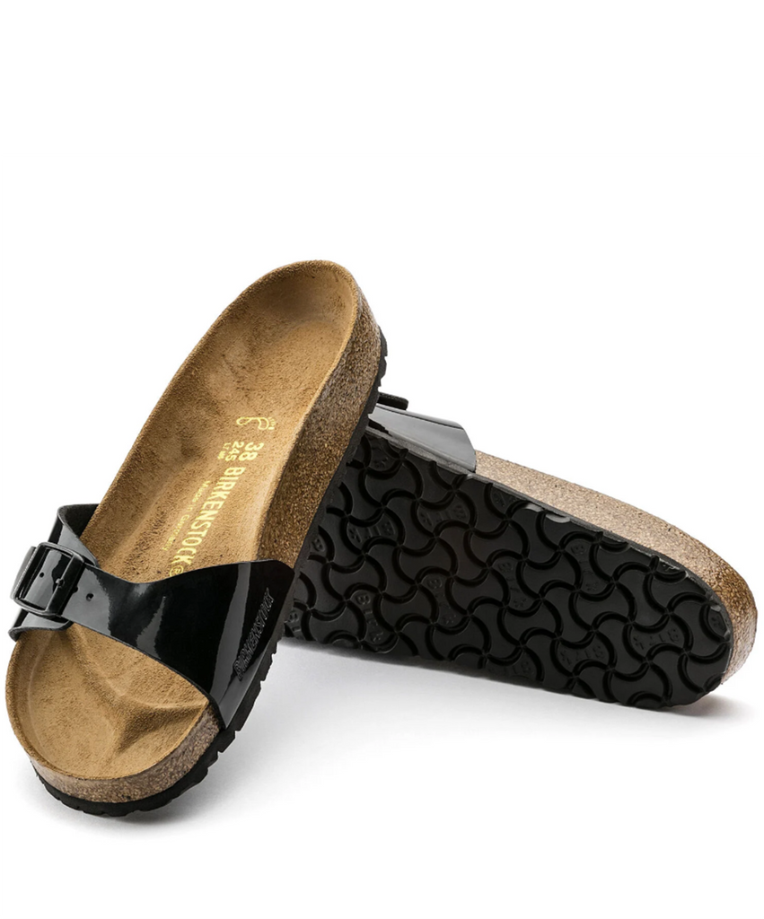 birkenstock black patent