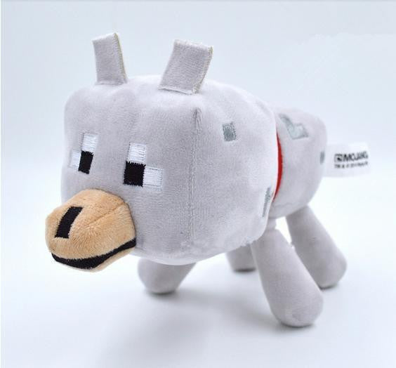 minecraft wolf stuffed animal