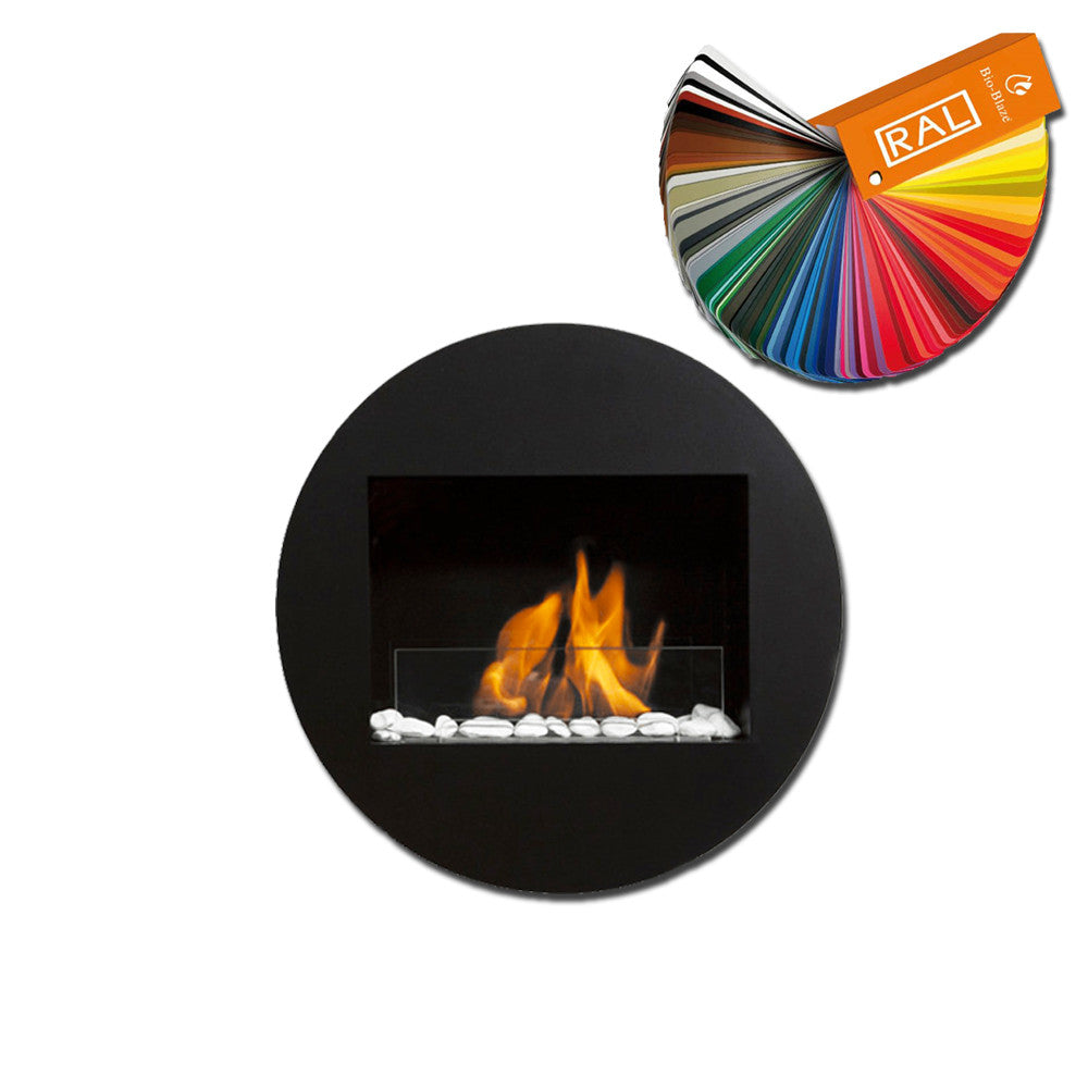 Bio Blaze Qwara Wall Mount Bio Ethanol Fireplace