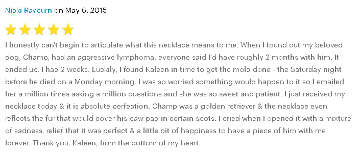 Kaleen Wolfe Designs Review 5