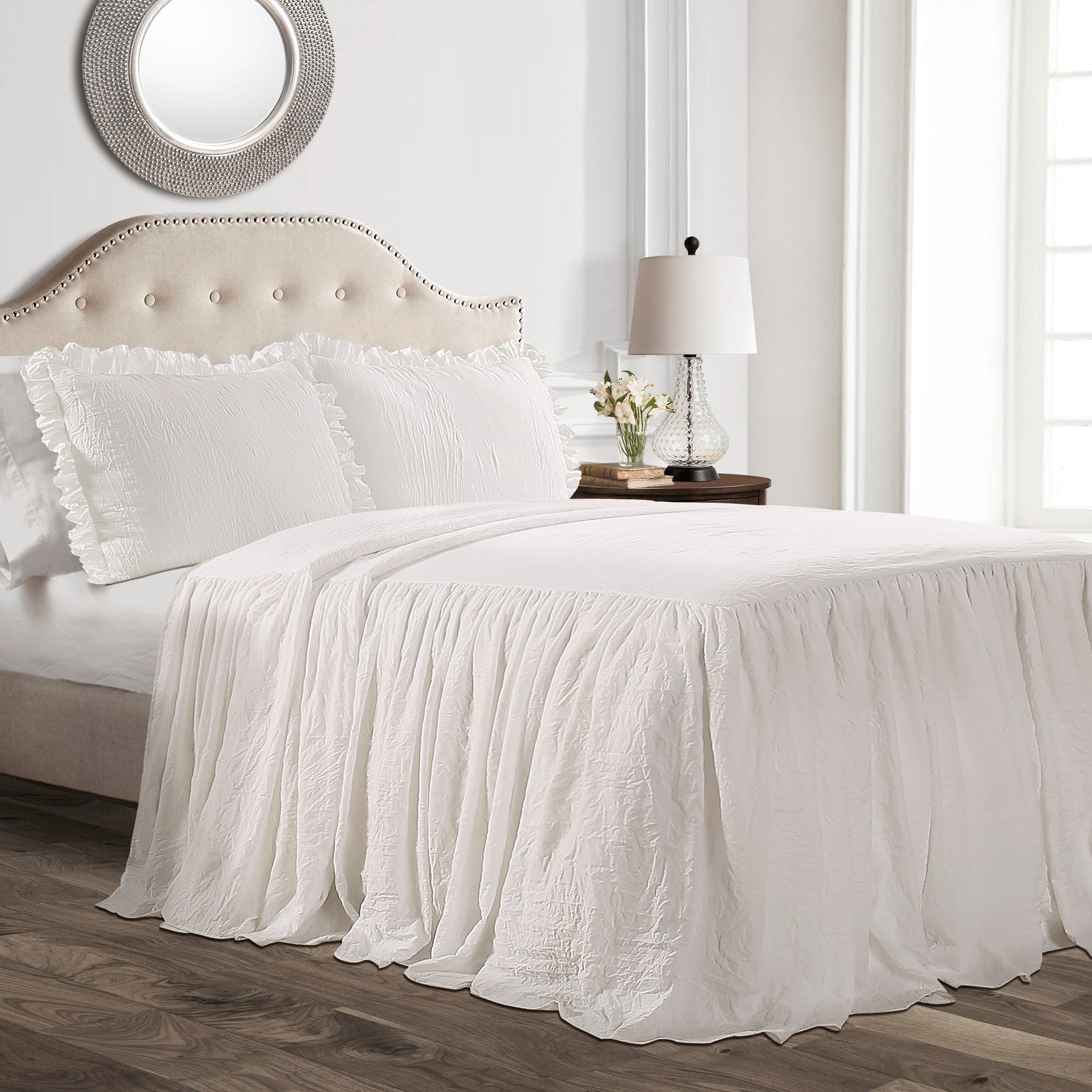 Dreamy Ribbon Ruffle Bedding Set