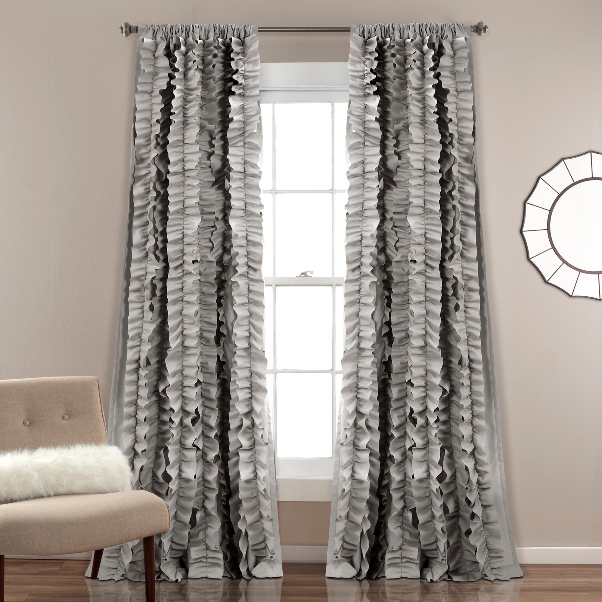 Belle Window Curtains by Lush Decor