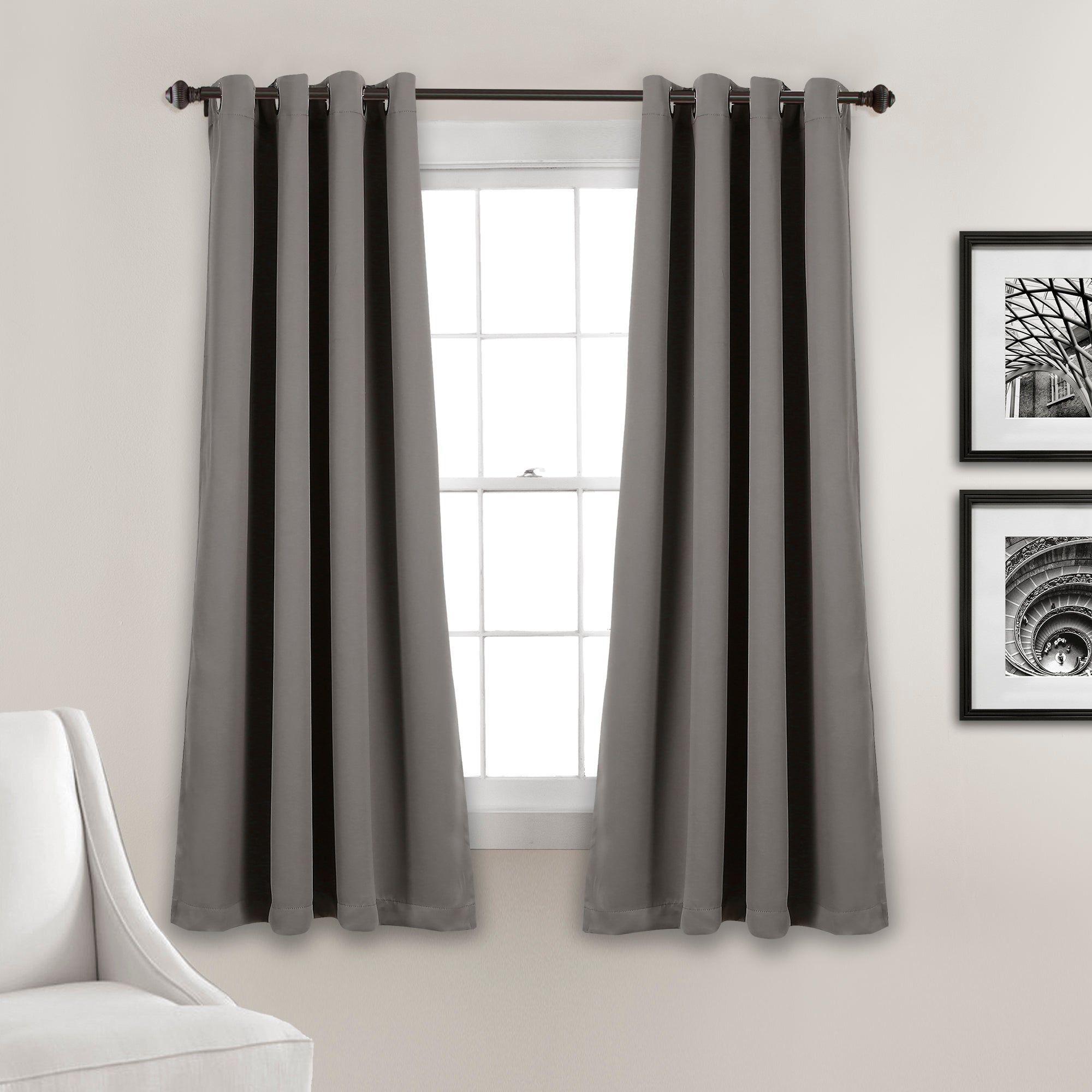 Insulated Grommet Blackout Curtain Panel Set by Lush Decor