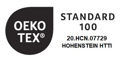 This item is OEKO-TEX®  Standard 100 certified