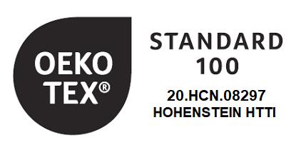 This item is OEKO-TEX®  Standard 100 certified