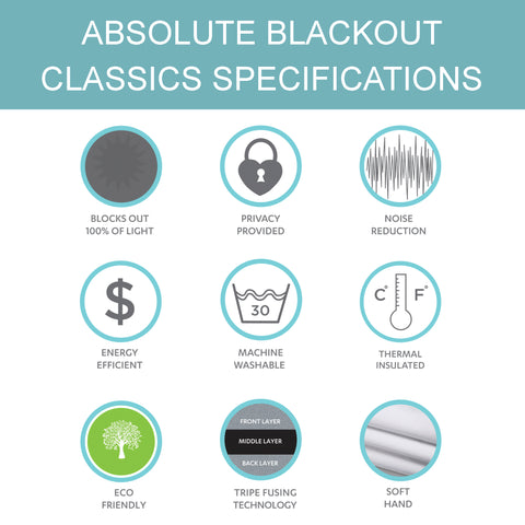 Benefits of our Absolute Blackout Window Curtains