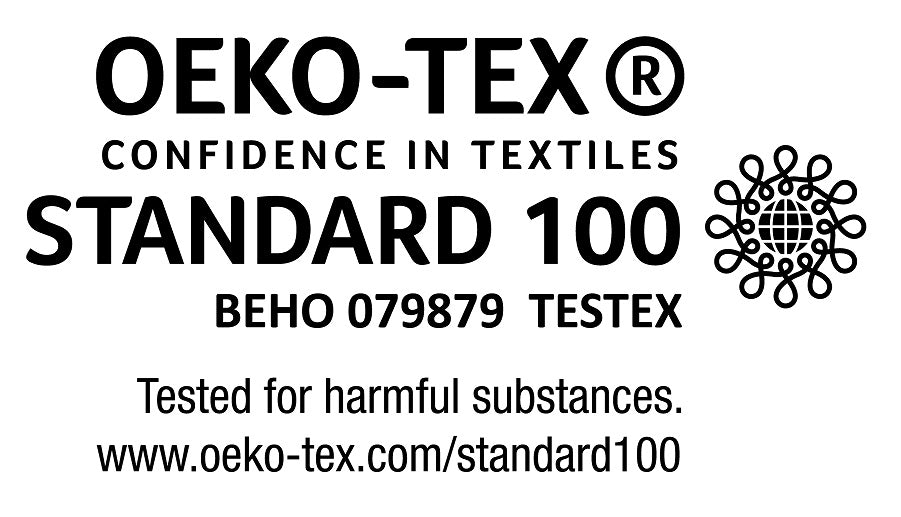 This item is OEKO-TEX®  Standard 100 certified