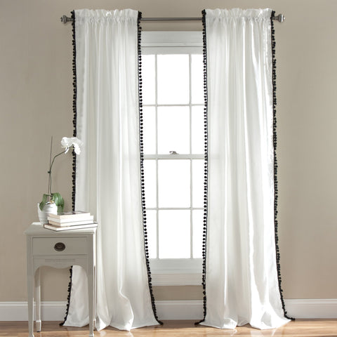 Pom Pom Window Curtains