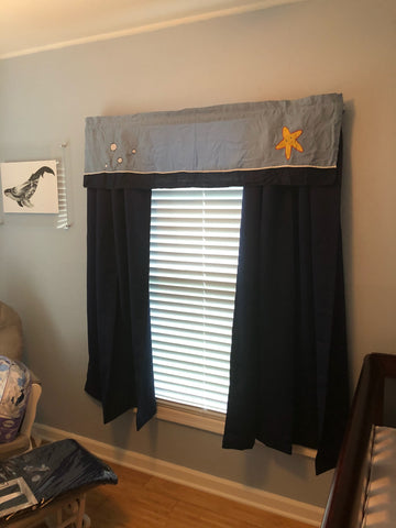 Boy's Nursery with Insulated Grommet Blackout Curtains by Lush Decor