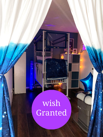 Make A Wish Space Star Ombre Room Makeover 