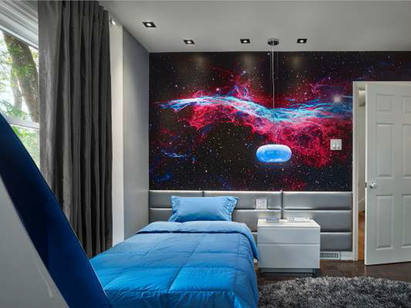 Teenage boy's bedroom design