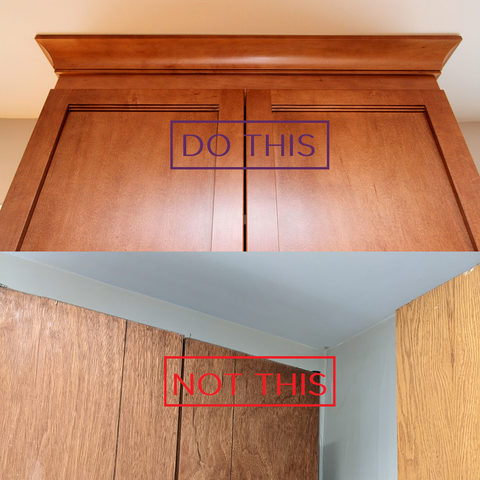 Do this, Not this - Kitchen Cabinets