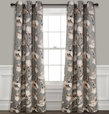 Delsey Floral Absolute Blackout Curtains