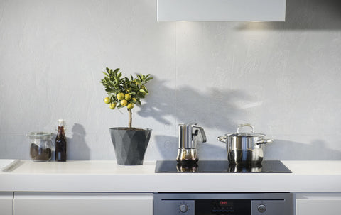 simple kitchen counter space