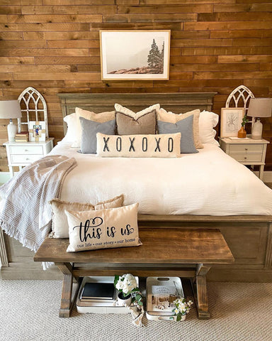 Wood Wall in bedroom