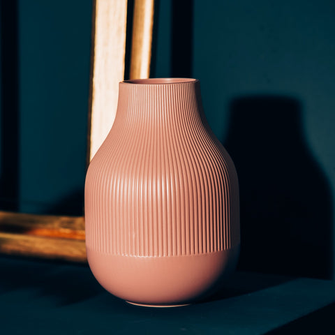 Pink vase