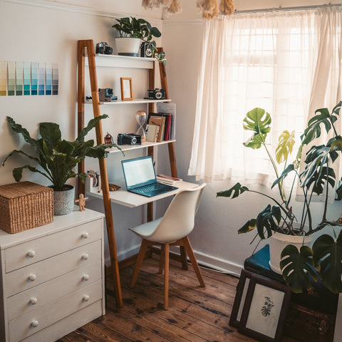 Functional shelf desk