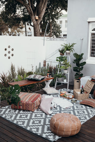 Small patio space