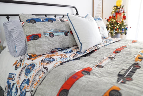 race car twin bedding set