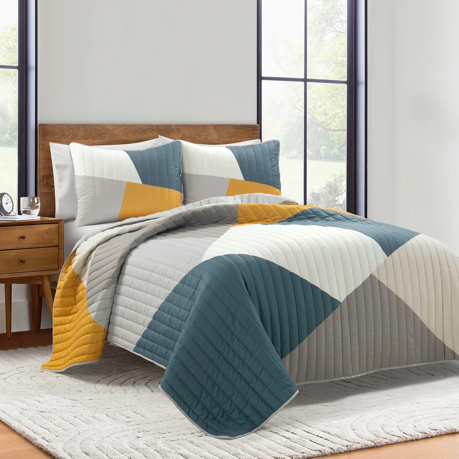 Modern Color Block Quilt