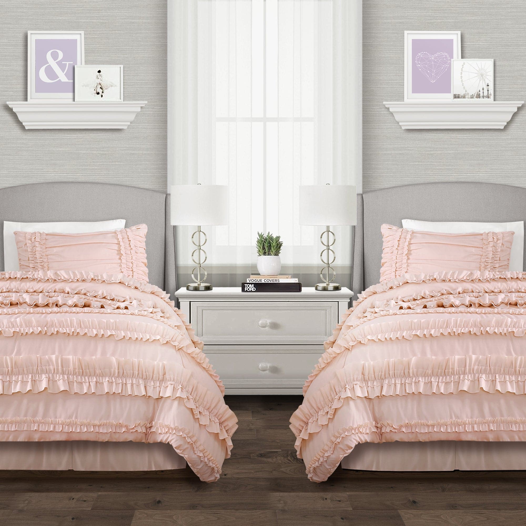 blush velvet twin comforter