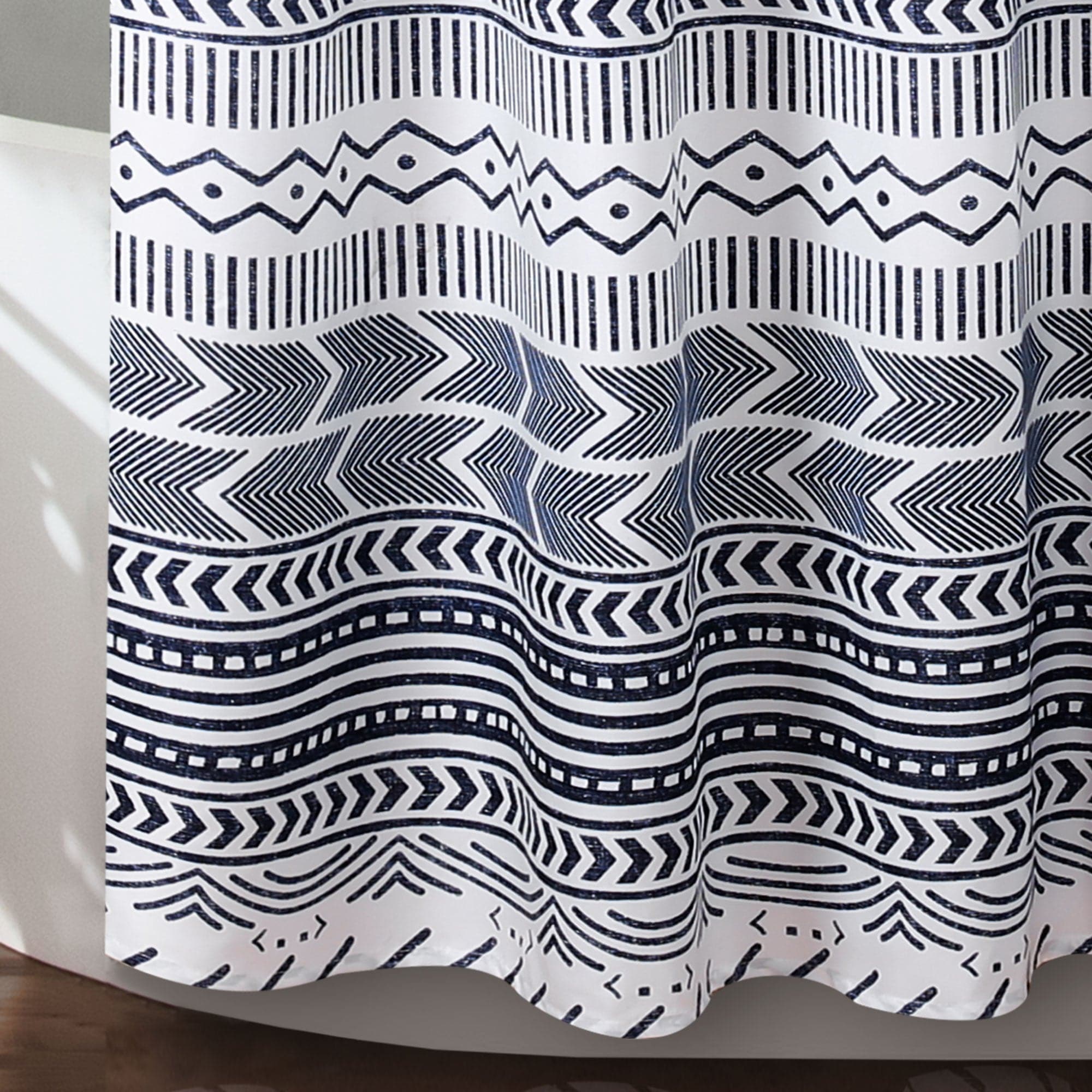 geo shower curtain