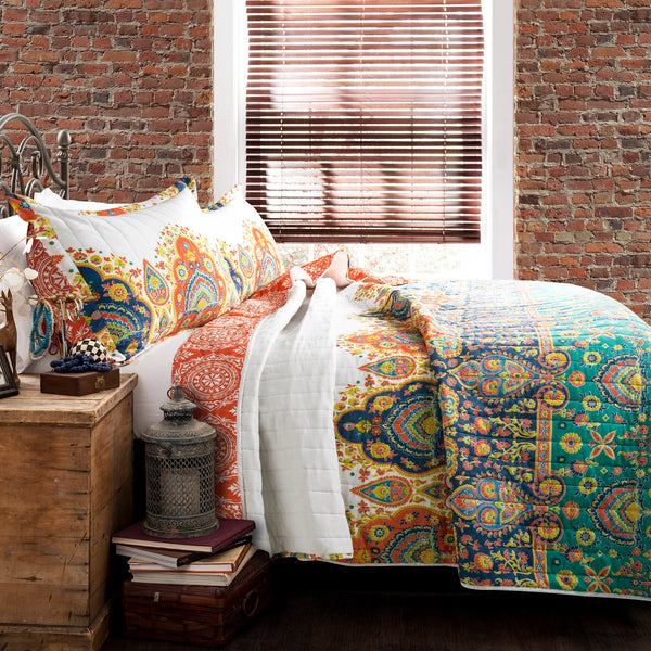 Bohemian Meadow Quilt 3 Piece Set | Lush Decor | www.LushDecor.com