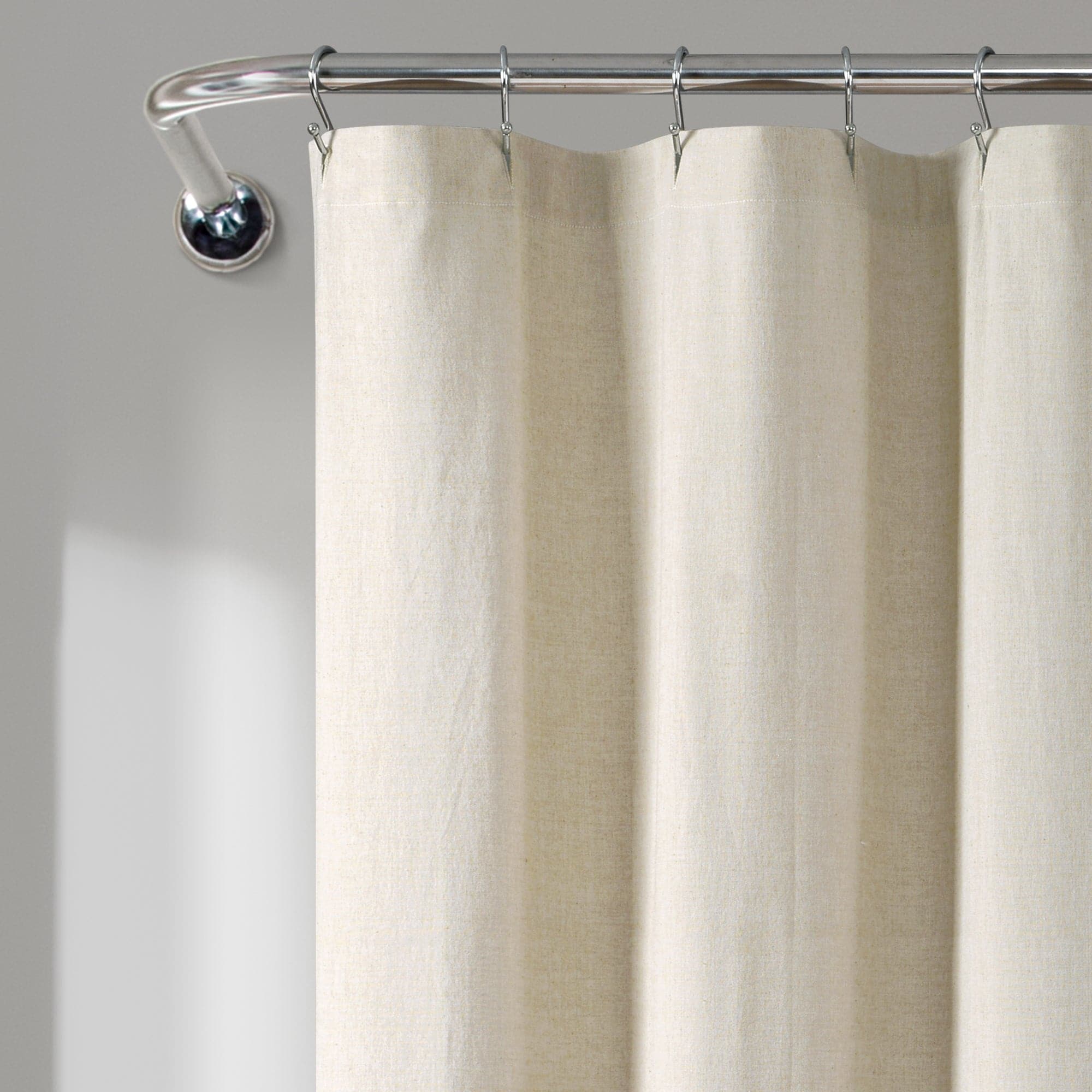 Nantucket Yarn Dyed Cotton Tassel Fringe Shower Curtain | Lush Decor ...