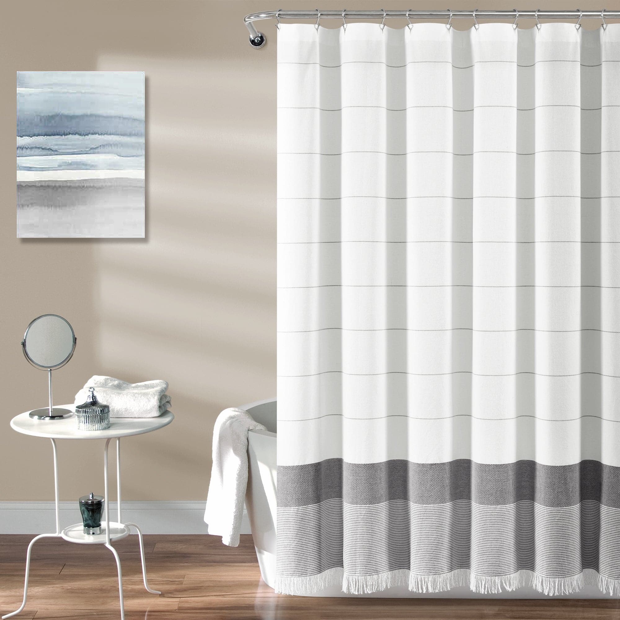 cotton shower curtains