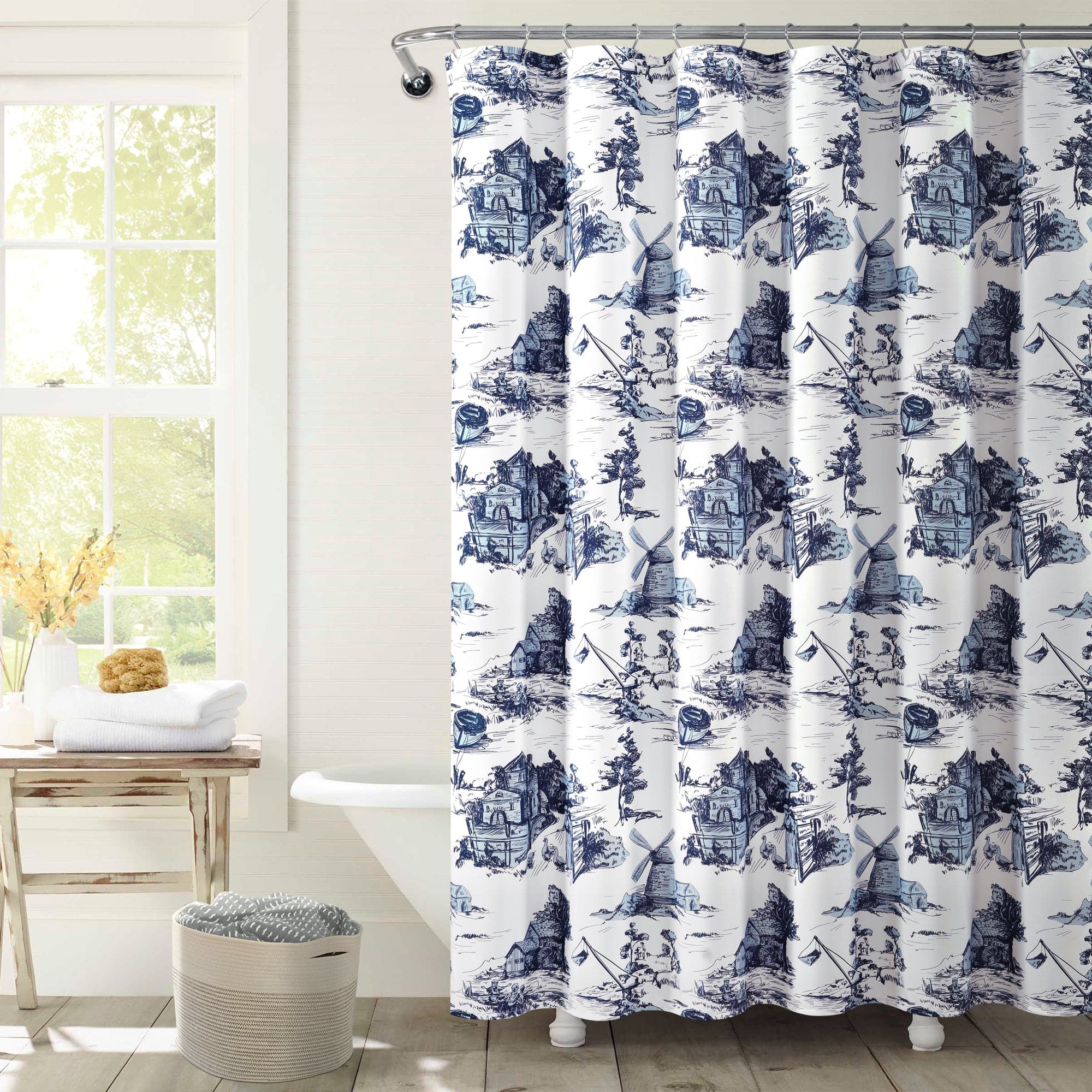 French Country Toile Shower Curtain Lush Decor Wwwlushdecorcom Lushdecor