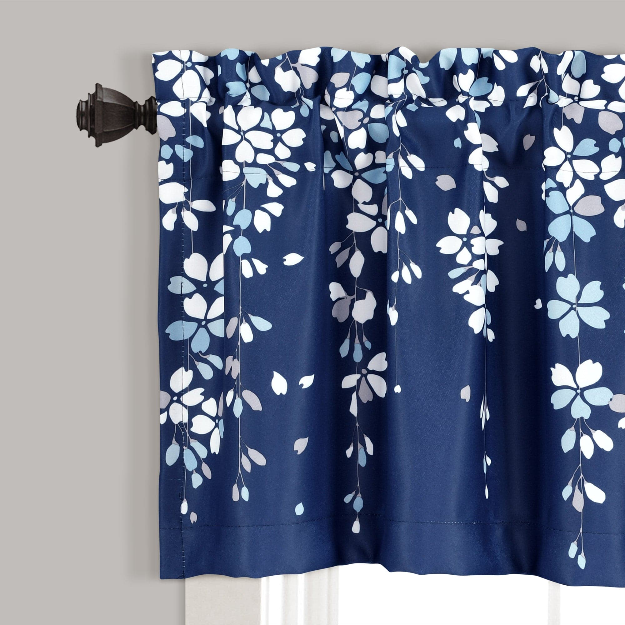 Weeping Flower Room Darkening Valance Lush Decor 3859