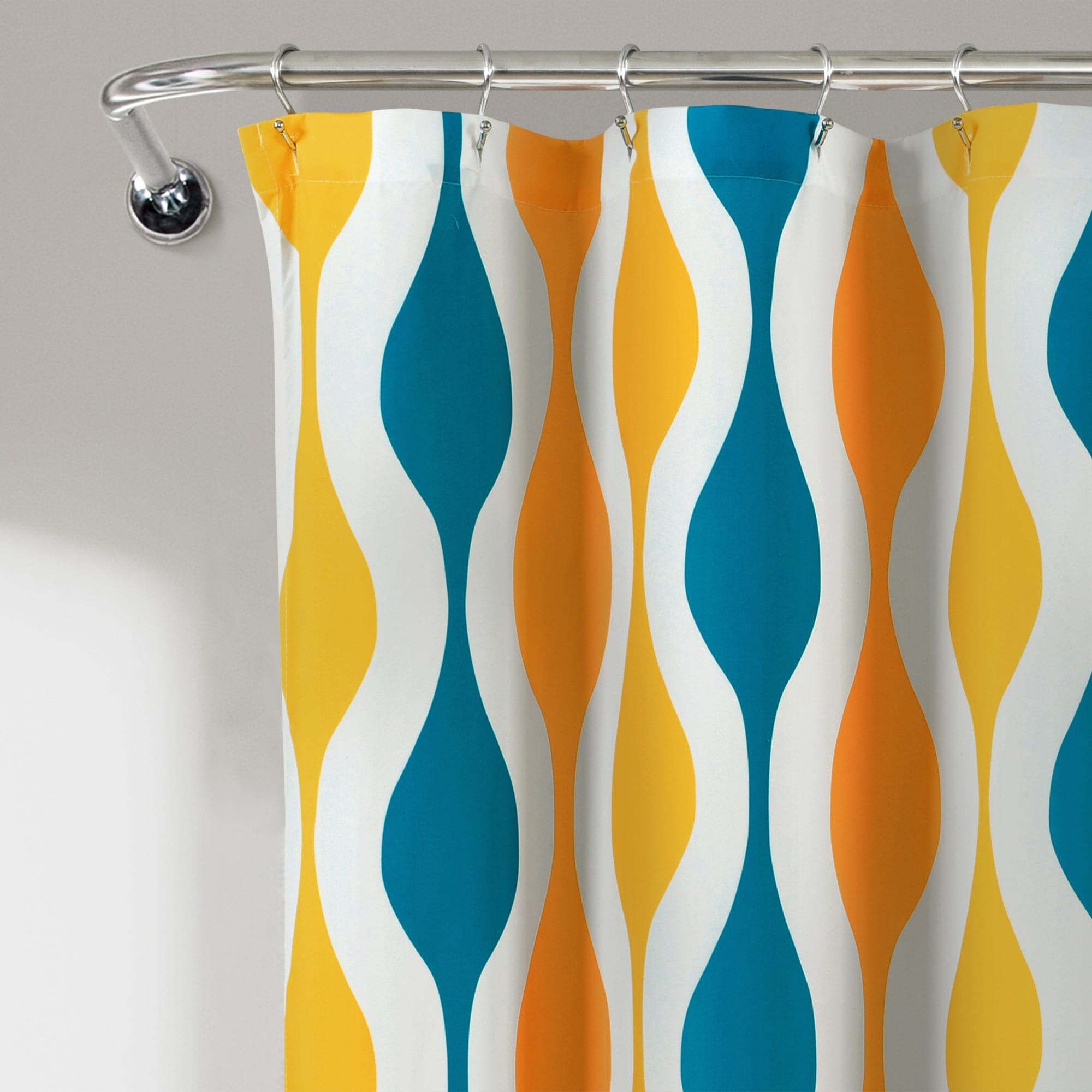 Mid Century Geo Shower Curtain Lush Decor Wwwlushdecorcom Lushdecor