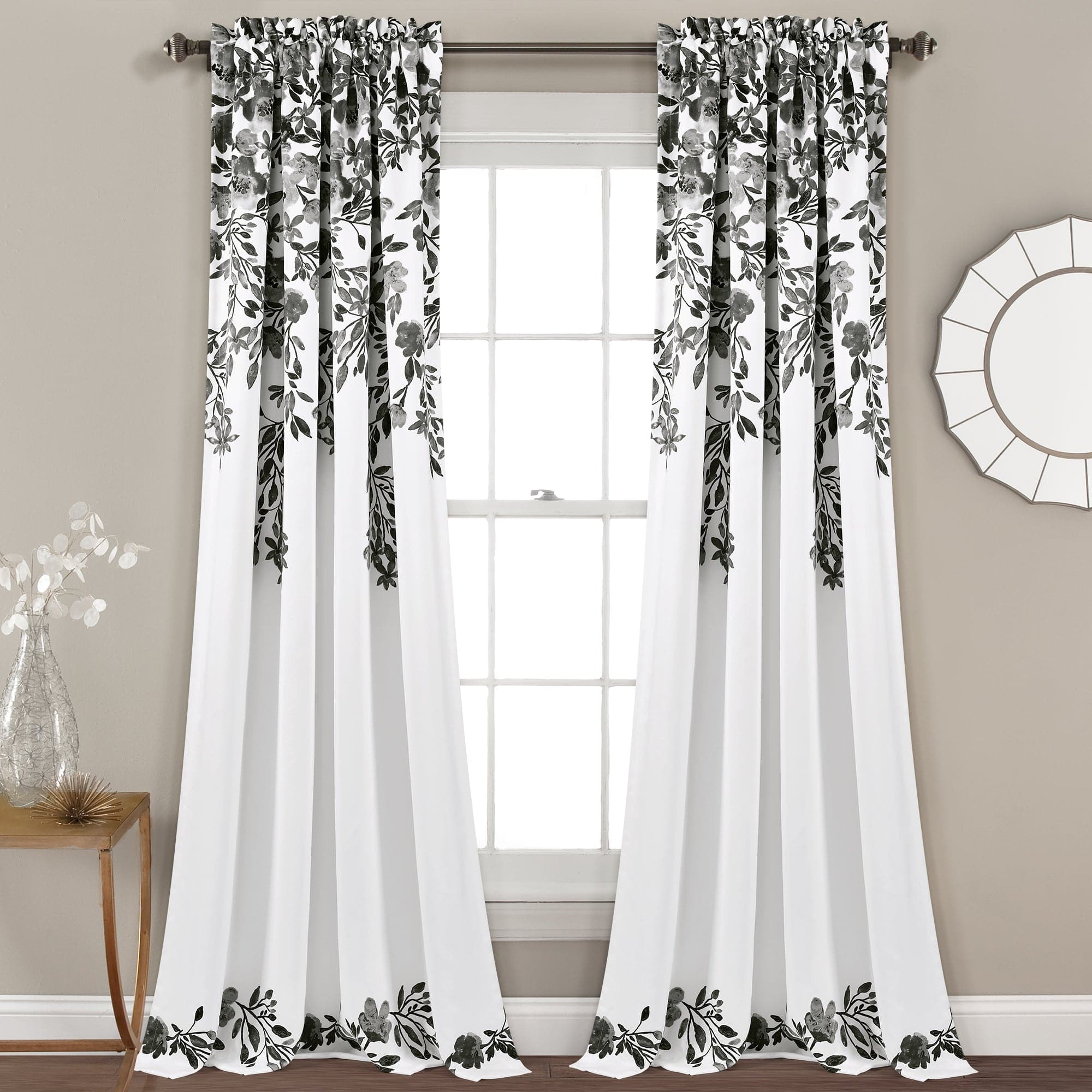 Tanisha Room Darkening Window Curtain Panel Set Lush Decor Lushdecor 2731