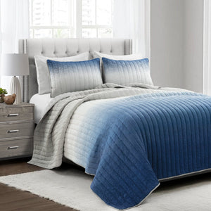 Bedding Bundle: Hygge Geo Quilt Set + Emma Faux Fur Comforter - King –  LushDecor
