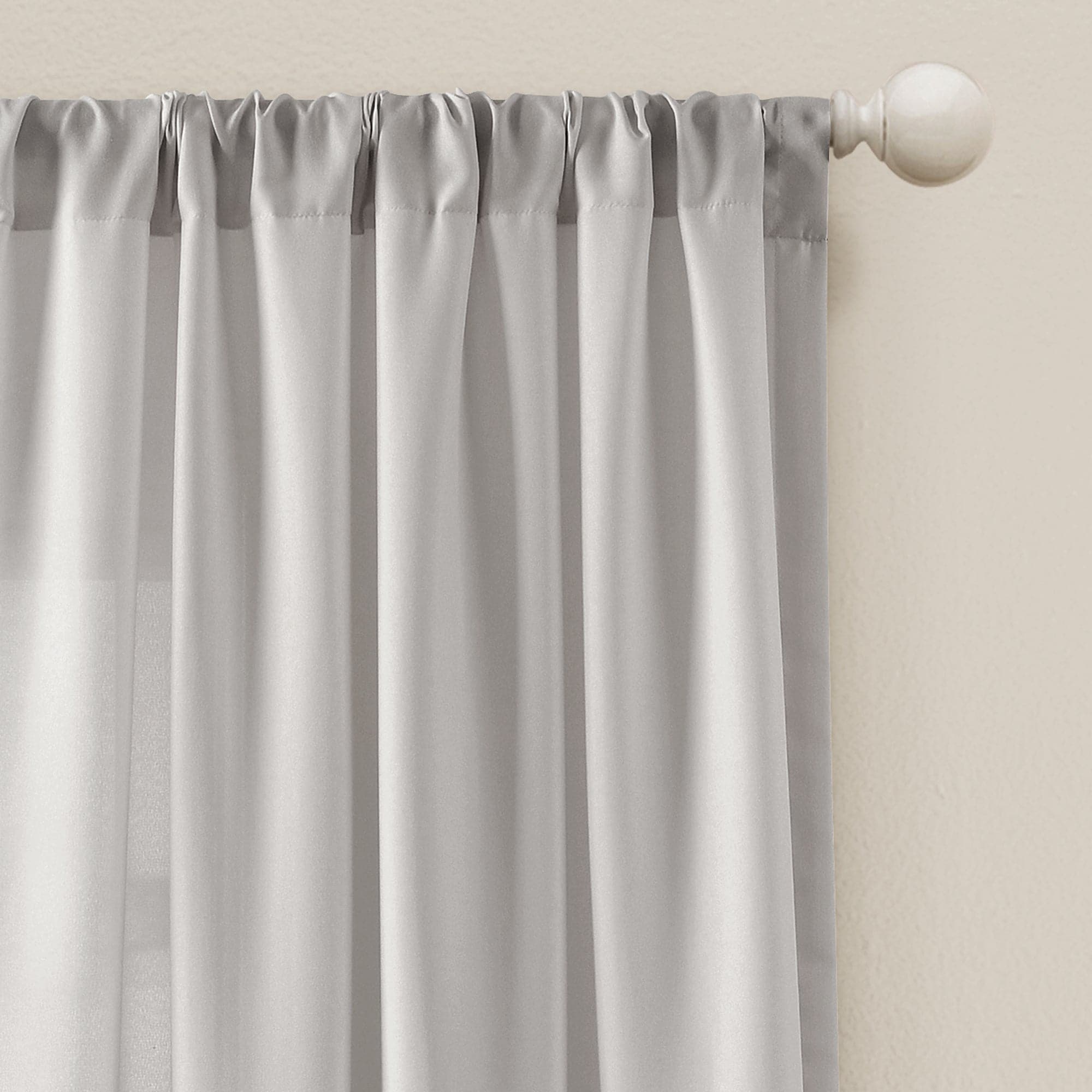 Tulle Skirt Solid Window Curtain Panel Set | Lush Decor | www.lushdecor ...