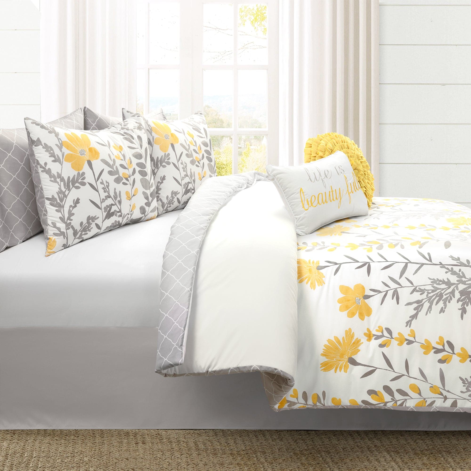 waville 8 piece reversible comforter set