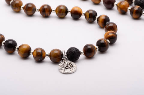 Tigers Eye Mala Necklace