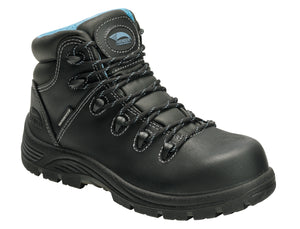 women's black composite toe work boots