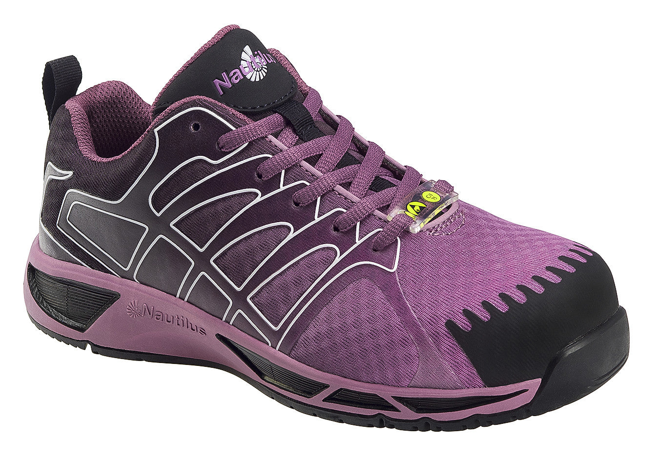 purple safety shoes