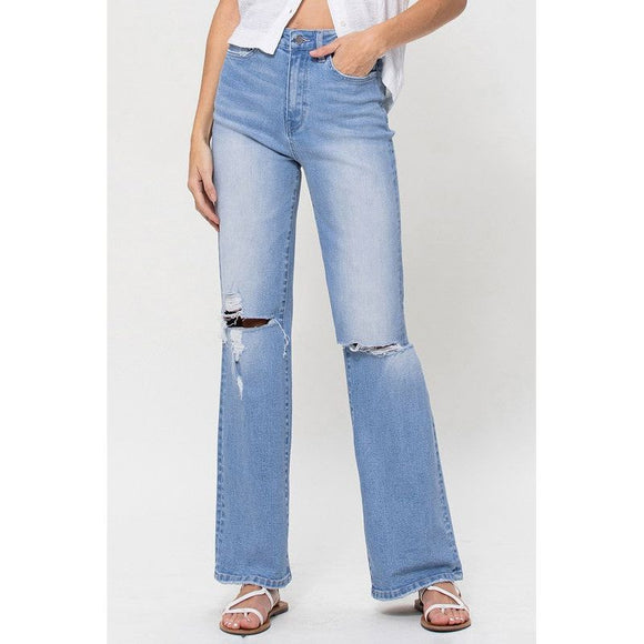 sku35810 | Lovervet High Rise Kick Flare Jeans