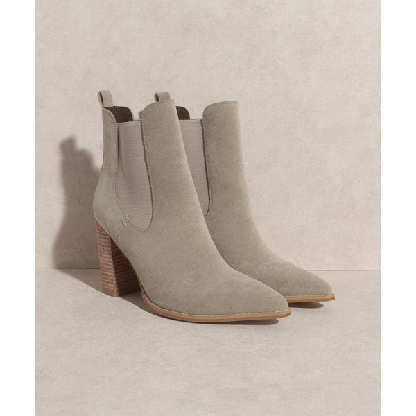 Shoes - OASIS SOCIETY Esmee   Chelsea Boot Heel -  - Cultured Cloths Apparel