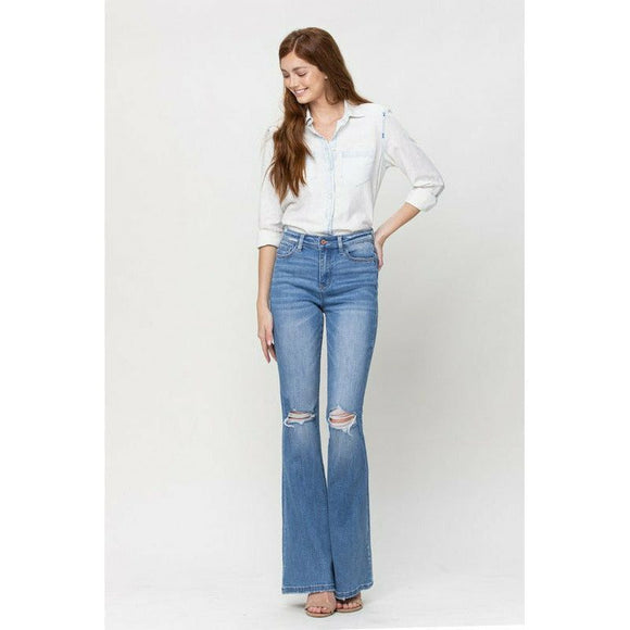 sku35810 | Lovervet High Rise Kick Flare Jeans