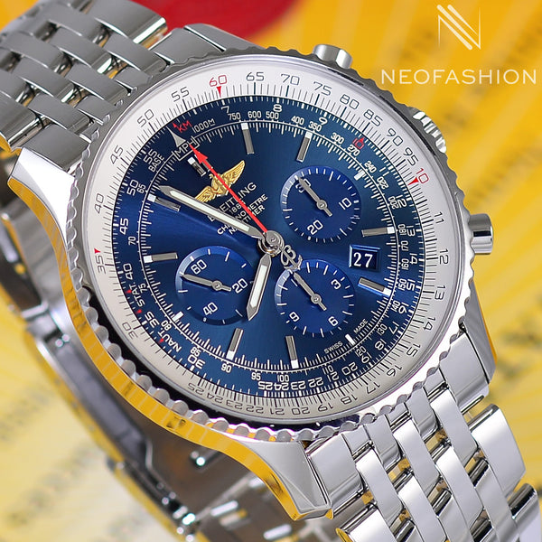 Breitling Transocean Day & Date ''Aurora Blue'' Limited Edition of Only  1000 Pcs